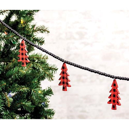 Buffalo Check Christmas Tree Garland
